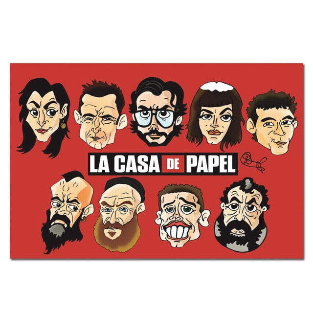 Plakát La casa de papel (Výprodej)