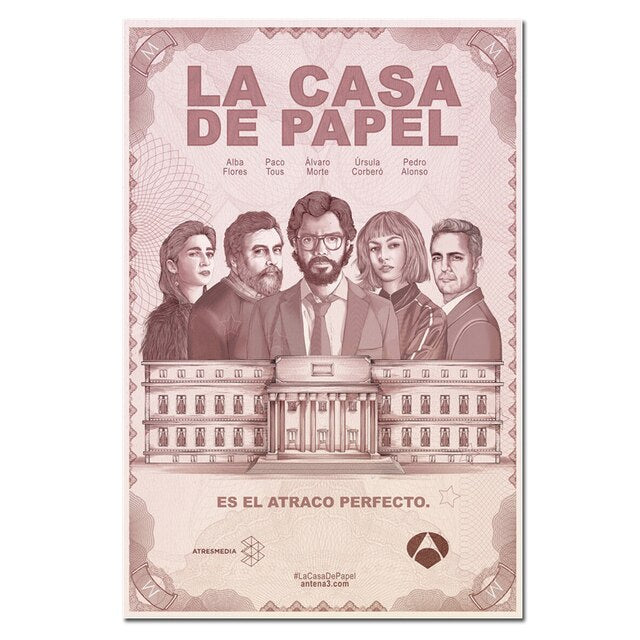 Plakát La casa de papel (Výprodej)