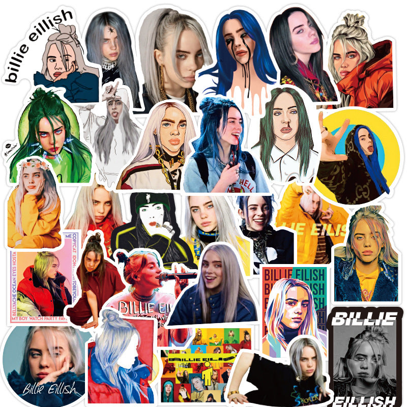 Sada samolepek Billie Eilish