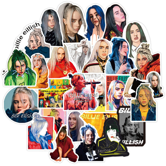 Sada samolepek Billie Eilish