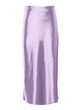 Dlouhá elegantní lila sukně