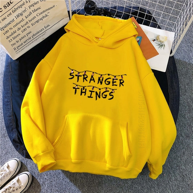 Mikina s kapucou Stranger Things unisex (Výprodej)