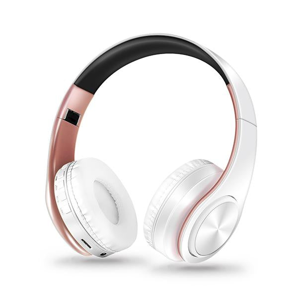 Bluetooth bezdrátová sluchátka bílá (Výprodej)
