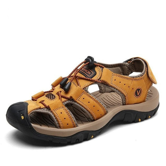 Pánské kožené sandále (Výprodej)