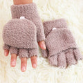 Dětské chlupaté rukavice