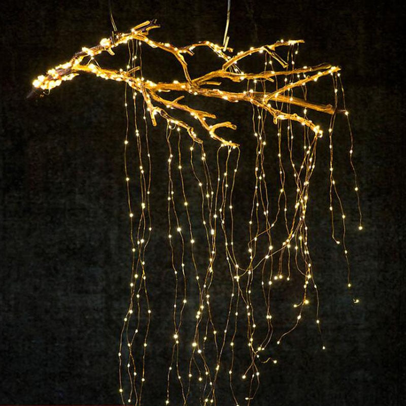 Vánoční světelná větev