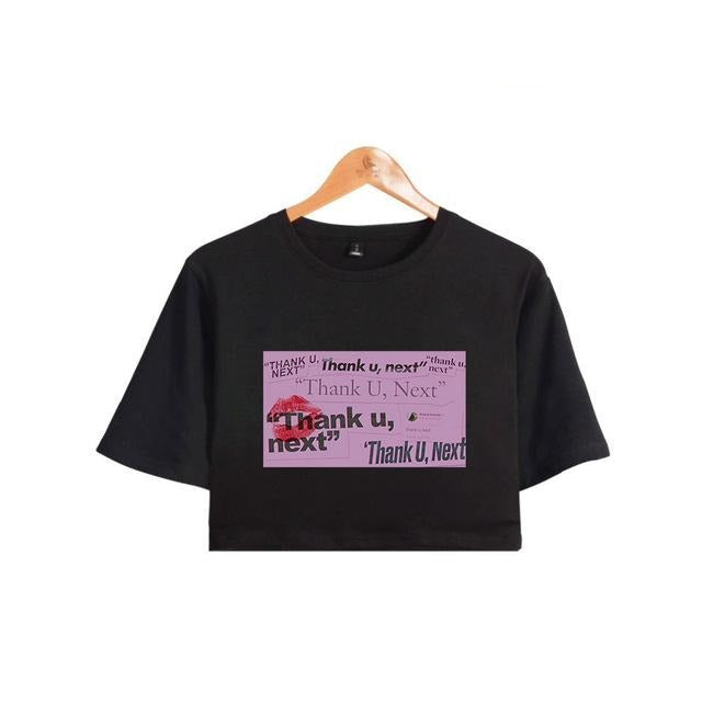 Dámský croptop Thank you, next (Výprodej)